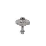 GN 918.7 - Clamping Bolts, Stainless Steel, Downward Clamping, Screw from the Back, Type SKB with hex