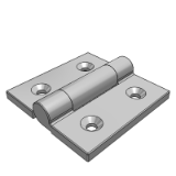 不锈钢铸件两端焊接铰链01型