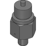GF-7038/S - Screw-in sensor with plug M12-A (thermocouple)