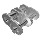 Spinki redukcyjne łańcuchowe standardowe dwurzędowe DIN 8188