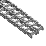 Stainless steel roller chains standard duplex DIN 8187