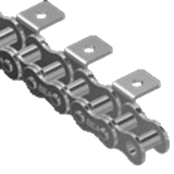 Łańcuchy rolkowe standardowe z zabierakiem  A1/02 jednorzędowe DIN 8187