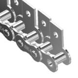 Łańcuchy rolkowe standardowe z zabierakiem  M1/01 jednorzędowe DIN 8187