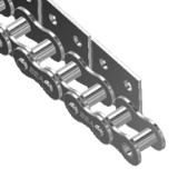Łańcuchy rolkowe standardowe z zabierakiem  M2/02 jednorzędowe DIN 8187