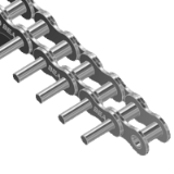Roller chains standard with one side extended pins simplex DIN 8187
