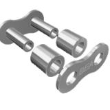 Stainless steel connecting links standard with hollow pins simplex