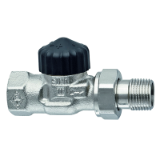 Radiator valves for two-pipe heating systems