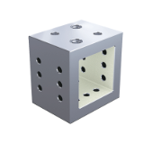 K0809 - Mini tooling blocks, grey cast iron with grid holes