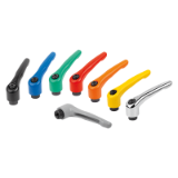 06450 inch - Clamping levers internal thread