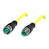 V1-G-YE0,5M-PVC-U-V1-G - Sensor-Aktor-Kabel