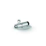 1614338 - Springloaded bolt with locking system in aluminium - small dimension A