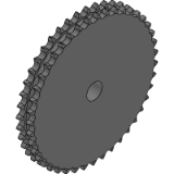 32B-2 (50,8 x 30,99 mm) - Kettenradscheiben für Duplex Rollenkette  (DIN 8187 - ISO/R 606)