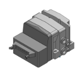 SS0750-P-BASE - Base apilable para montaje de bloque de tipo Plug-in: Cable plano