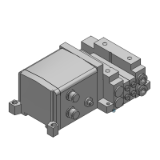 SS5V1-EX250 - Tie-rod Base: EX250 Integrated-type (For I/O) Serial Transmission System