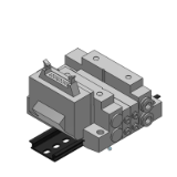 SS5V1-G_16 - Embase à cassette : Connecteur pour câble plat Câblage PC