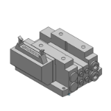 SS5V1-P_10 - Embase à tirants : Connecteur pour câble plat