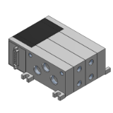 VV5FS3-01F - 5 Port Solenoid Valve / Base Mounted / Plug-in - D-sub connector
