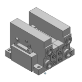 VV5Q21-J - Montaje en placa base / Bloque tipo plug-in: Cable plano (20 pins)
