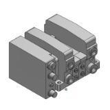 VQC2000-S - Base Mounted Plug-in Unit: Serial Transmission:EX260 Integrated Type (For Output)