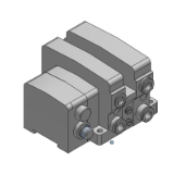 VQC2000-S - Base Mounted Plug-in Unit: Serial Transmission:EX500 Gateway Type