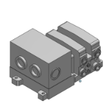 VQC2000-S - Base Mounted Plug-in Unit: Serial Transmission:EX126 Integrated Type (For Output)