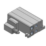 VV5QC51-L-BASE - Mehrfachanschlussplatte mit interner Verdrahtung, Flanschversion: Anschlusskabel/Basis