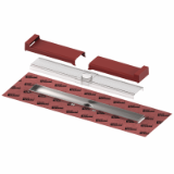 TECEdrainline-Evo shower channel - attached Seal System sealing sleeve