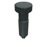 22120 (without hexagon collar, with knob) - Index Plungers (Steel, SUS303)