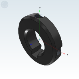 SBR01_02 固定环-紧定螺钉型-避空键槽型