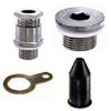 ATEX Ex d cable glands and accessories, brass