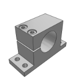 GDC01_08 - Thickened T-Shaped Shaft Support, Side Opening Type