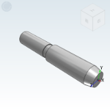 YBP21_38 - Locating pin, large head cone angle type, round type, P size specified type