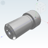 YGF21_22 - Locating pin large head flat head internal thread type · P size designation type