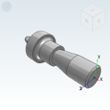 YKE21_38 - Positioning pin welding fixture, cone angle R-type, no grinding back groove, shoulder type, external thread type/stop screw type