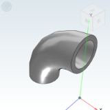 BLA51_52 - Sanitary pipe fittings, welded 90° short elbow