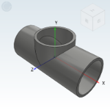 BLA64 - Sanitary pipe fittings·Flat short tee