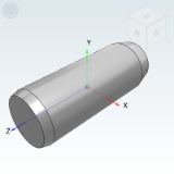 BLF21 - Straight Rod Type Positive Tolerance Locating Pin  High Precision Type