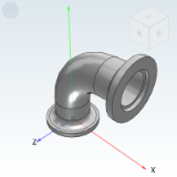 BLQ12 - Vacuum Pipe Fittings Clip Type 90° Elbow