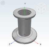 BLQ15 - Vacuum pipe fittings/Reducing joint·Straight through type