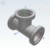 BLQ18 - Vacuum pipe fittings/Cassette tee