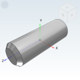 BLW81-h7_83-h7 - Straight Rod Type Positive Tolerance Locating Pin Chamfer C Type h7