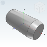 BLX07-g6_08-g6 - Straight rod type negative tolerance locating pin · one end internal thread type · H7