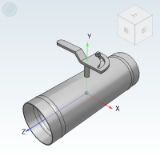 BMG50_51 - Dust removal air duct accessories Manual air valve