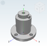 BMK91 - Magnetic fluid sealing device/hollow shaft type