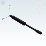 FHL56 - Nitrogen gas spring, head mount option type, reaction force specified type