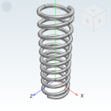 YFUF - Compressed Spring L Size Designation Type,Outer Diameter Reference Type