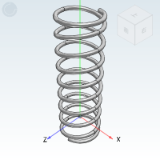 YFUR - Compressed Spring L Size Designation Type,Outer Diameter Reference Type