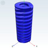 YSWL_J-YSWL - Rectangular spring, light load spring,blue