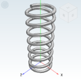 YUL - Compressed Spring¡¤Outer Diameter Reference Stainless Steel Type, Allowable Displacement L¡Á40%