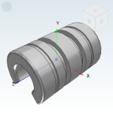 J-OBK21_31 - Aluminum plastic sliding bearing/closed/Open type/Precision